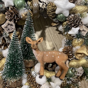 Téli ajtódísz, kopogtató - otthon & életmód - dekoráció - ajtó- és ablak dekoráció - ajtódísz & kopogtató - Meska.hu