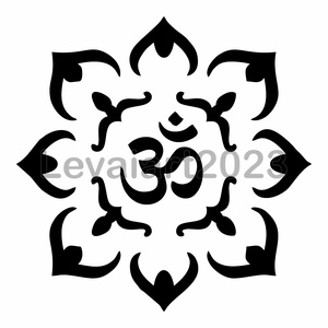 Om mandala 2 stencil faldekorációhoz , Kellékek & szerszámok, Szerszámok, eszközök, Sablonok, Mindenmás, MESKA
