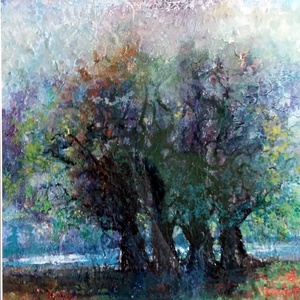 Négyen - akvarell festmény - művészet - festmény - akvarell - Meska.hu
