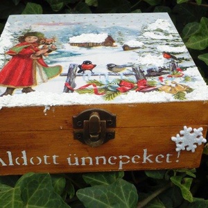 Karácsonyi dobozka - otthon & életmód - tárolás & rendszerezés - doboz - Meska.hu Karácsonyi dobozka - otthon & életmód - tárolás & rendszerezés - doboz - Meska.hu