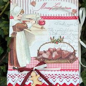 Karácsonyi recept füzet  - otthon & életmód - konyhafelszerelés, tálalás - Meska.hu