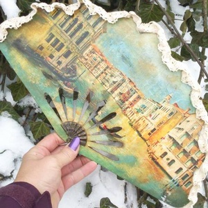 Velencei legyező - Meska.hu