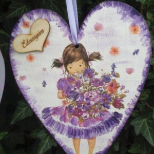 Szivecske anyukáknak, Otthon & Életmód, Dekoráció, Kép & Falikép, Táblakép, Decoupage, transzfer és szalvétatechnika, Festészet, MESKA