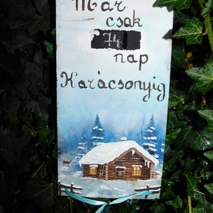 Karácsony számláló  - Meska.hu