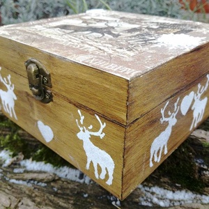 Téli doboz - otthon & életmód - dekoráció - asztal és polc dekoráció - díszdoboz - Meska.hu Téli doboz - otthon & életmód - dekoráció - asztal és polc dekoráció - díszdoboz - Meska.hu