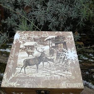 Téli doboz - otthon & életmód - dekoráció - asztal és polc dekoráció - díszdoboz - Meska.hu Téli doboz - otthon & életmód - dekoráció - asztal és polc dekoráció - díszdoboz - Meska.hu