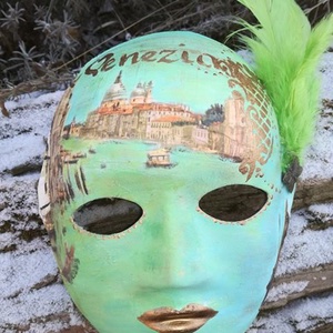 Maszk,álarc Velence  - otthon & életmód - dekoráció - fali és függő dekoráció - falra akasztható dekor - Meska.hu