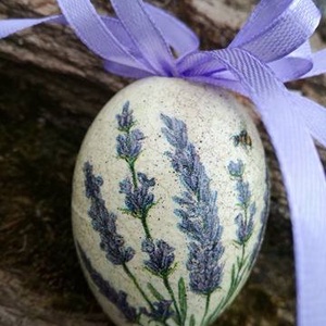Levendulás húsvéti tojás -  - Meska.hu