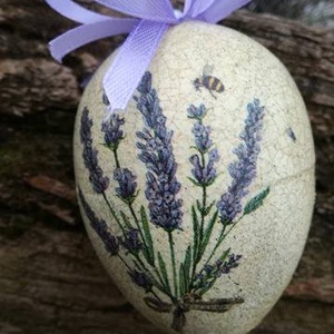 Levendulás húsvéti tojás - Meska.hu