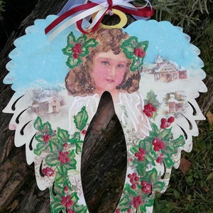 Karácsonyi angyal - karácsony - Meska.hu