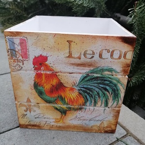 Kakasos tároló - otthon & életmód - tárolás & rendszerezés - láda - Meska.hu