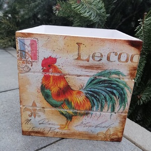 Kakasos tároló - otthon & életmód - tárolás & rendszerezés - láda - Meska.hu