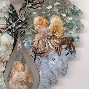 Angyalszárny dekoráció  - művészet - Meska.hu