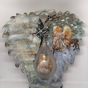 Angyalszárny dekoráció  - művészet - Meska.hu