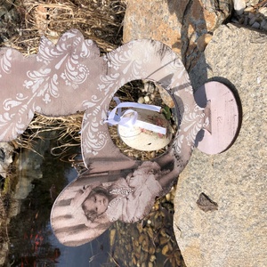 Húsvéti vintage dekoráció  - ünnepi díszek, dekorációk - húsvéti díszek és dekorációk - húsvéti asztaldíszek - Meska.hu