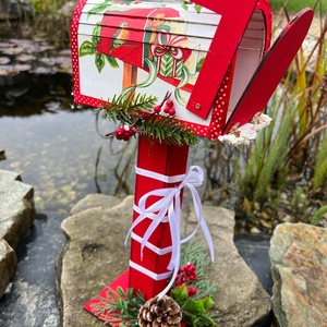 Karácsonyi postaláda - karácsony - karácsonyi lakásdekoráció - karácsonyi lakásdíszek - Meska.hu