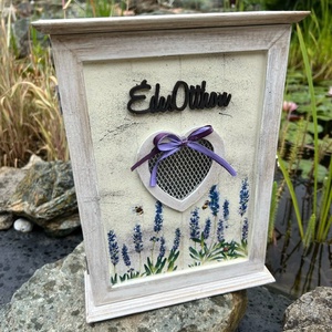 Levendulás kulcsos szekrény , Otthon & Életmód, Tárolás & Rendszerezés, Fali tároló, , MESKA