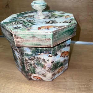 Rókás tároló - kellékek & szerszámok - hobby fa alapanyag - tároló - Meska.hu