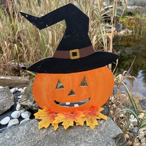 Őszi tök  dekoráció  - otthon & életmód - dekoráció - ajtó- és ablak dekoráció - ajtódísz & kopogtató - Meska.hu