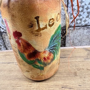 vidéki hangulatú szódás üveg  - otthon & életmód - dekoráció - asztal és polc dekoráció - díszüveg - Meska.hu