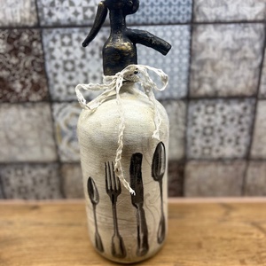 Szódás üveg  - otthon & életmód - dekoráció - asztal és polc dekoráció - díszüveg - Meska.hu