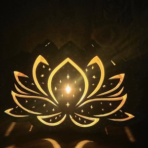 Lótusz lámpa  - otthon & életmód - lámpa - hangulatlámpa - Meska.hu
