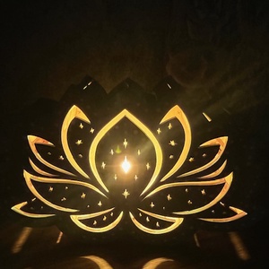 Lótusz lámpa  - otthon & életmód - lámpa - hangulatlámpa - Meska.hu