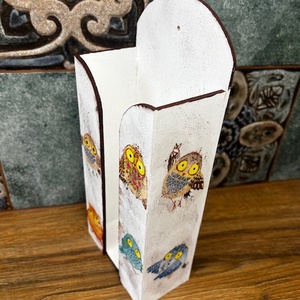 Zsebkendőtartó  - otthon & életmód - tárolás & rendszerezés - fali tároló - Meska.hu