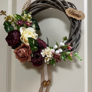 Tavaszi koszorú  - otthon & életmód - dekoráció - ajtó- és ablak dekoráció - ajtódísz & kopogtató - Meska.hu