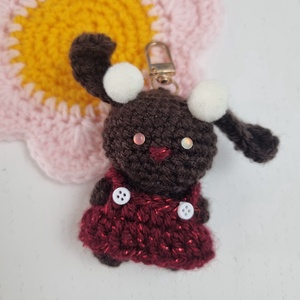 Horgolt Kulcstartó Nyuszi, Táska & Tok, Kulcstartó & Táskadísz, Kulcstartó, Horgolás, MESKA