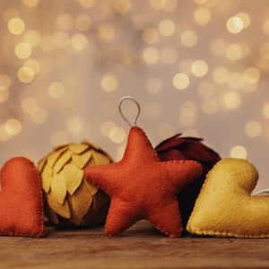 Karácsonyi díszek csomagban - Meska.hu