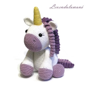 Rendelhető - Horgolt unikornis amigurumi - játék & sport - plüssállat & játékfigura - unikornis - Meska.hu