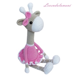 Horgolt balerina zsiráf amigurumi, Játék & Sport, Plüssállat & Játékfigura, Zsiráf, Horgolás, MESKA