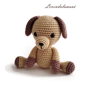 Horgolt kiskutya amigurumi - Meska.hu