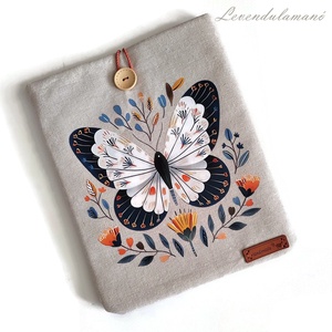 Pillangó könyvszütyő, könyvtok, Könyv & Zene, Könyvtok, Varrás, MESKA