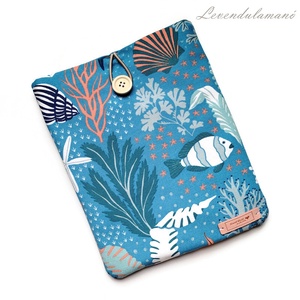 Tenger mélye könyvszütyő, könyvtok, Könyv & Zene, Könyvtok, Varrás, MESKA