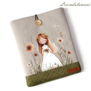 Kislány a réten könyvszütyő, könyvtok, Könyv & Zene, Könyvtok, Varrás, MESKA