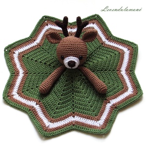 Rendelhető - Szarvasos szundikendő, Baba - mama, Baba játékok, Szundikendő, alvóka, Horgolás, MESKA