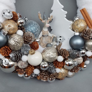 Rénszarvas karácsonya, Karácsony, Karácsonyi lakásdekoráció, Karácsonyi ajtódíszek, , MESKA