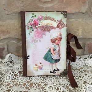 Vintage receptfüzet/napló - otthon & életmód - konyhafelszerelés, tálalás - Meska.hu