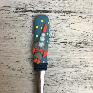 Rakétás kiskanál  - otthon & életmód - konyhafelszerelés, tálalás - tálalás - kanál & villa - Meska.hu