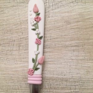 Tulipános kiskanál  - otthon & életmód - konyhafelszerelés, tálalás - tálalás - kanál & villa - Meska.hu