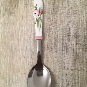 Tavaszi virágcsokor kiskanál  - otthon & életmód - konyhafelszerelés, tálalás - tálalás - kanál & villa - Meska.hu