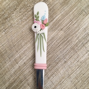 Tavaszi virágcsokor kiskanál  - otthon & életmód - konyhafelszerelés, tálalás - tálalás - kanál & villa - Meska.hu