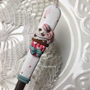 Muffinos kiskanál , Otthon & Életmód, Konyhafelszerelés, tálalás, Tálalás, Kanál & Villa, Gyurma, MESKA