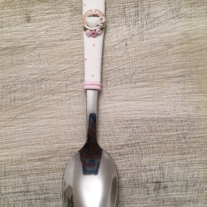 Vintage káv� mintás kiskanál  - otthon & életmód - konyhafelszerelés, tálalás - tálalás - kanál & villa - Meska.hu