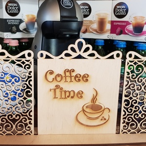 Térelválasztó Coffee Time pergola irodába, konyhába Irodai dekoráció -  - Meska.hu
