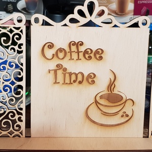 Térelválasztó Coffee Time pergola irodába, konyhába Irodai dekoráció -  - Meska.hu