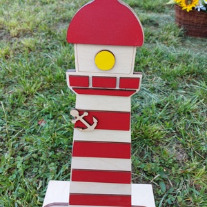 Fa világítótorony, Nagy világítótorony fából - otthon & életmód - ház & kert - kerti dísz - Meska.hu