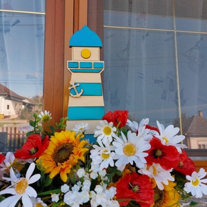 Fa világítótorony, Nagy világítótorony fából - otthon & életmód - ház & kert - kerti dísz - Meska.hu